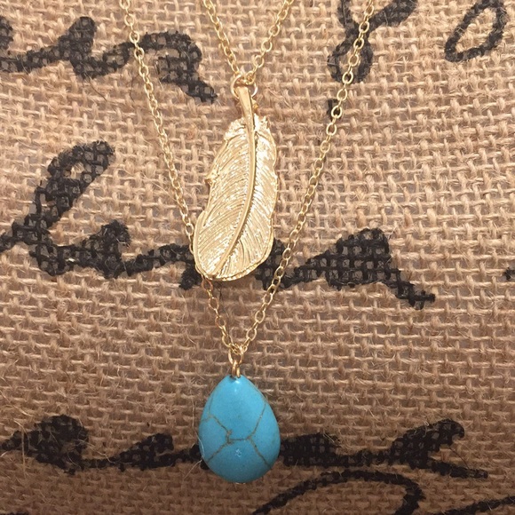 🔥Layered Gold Leaf Necklace - Picture 3 of 5